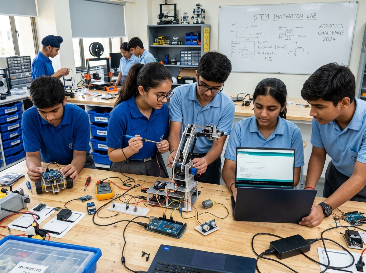 Robotics & Automation — Students building robots for sustainability